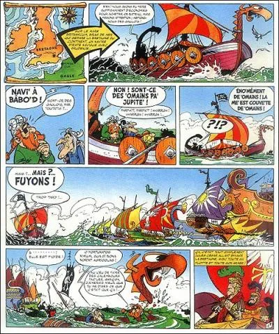 De quel album d'Astrix vient cette planche de BD ?