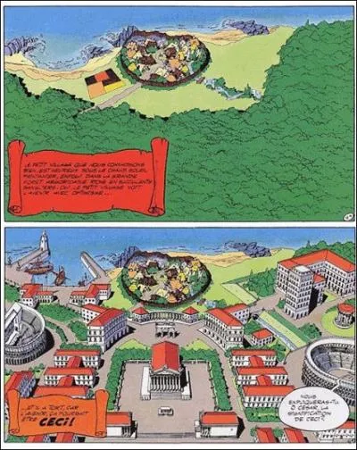 De quel album d'Astrix vient cette planche de BD ?