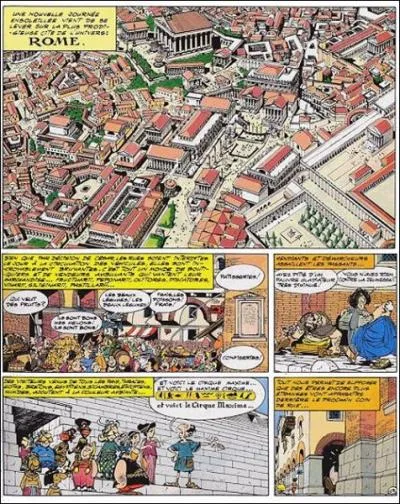 De quel album d'Astrix vient cette planche de BD ?