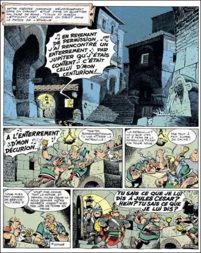 De quel album d'Astrix vient cette planche de BD ?