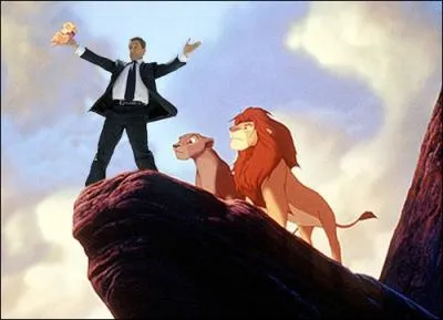 Un petit essai pour la remasterisation du Roi Lion, dans les studios...