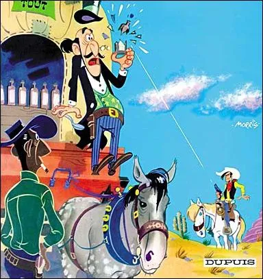 De quel album de Lucky Luke est tire cette couverture de BD ?