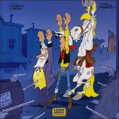 De quel album de Lucky Luke est tire cette couverture de BD ?