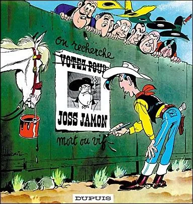 De quel album de Lucky Luke est tire cette couverture de BD ?