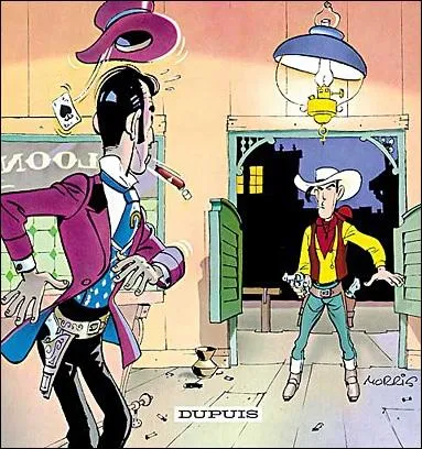 De quel album de Lucky Luke est tire cette couverture de BD ?