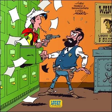 De quel album de Lucky Luke est tire cette couverture de BD ?