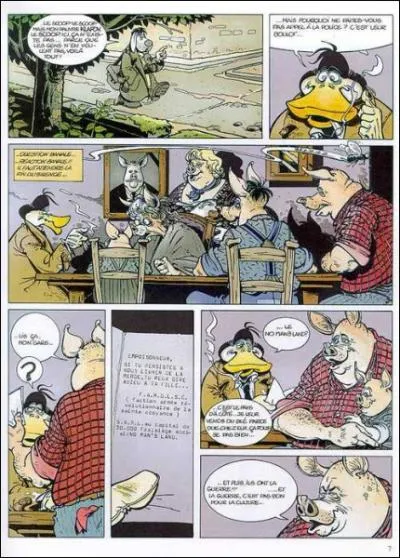 De quel album de Canardo vient cette planche de BD ?