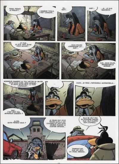De quel album de Canardo vient cette planche de BD ?