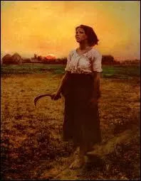 Quel peintre n  Courrires en 1827 est l'auteur de la toile  Le chant de l'alouette  ?