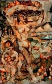 Quel peintre n  Hesdin en 1881 est l'auteur de la toile  L'abondance  ?