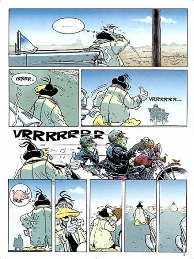 De quel album de Canardo vient cette planche de BD ?