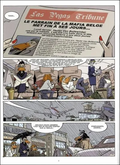 De quel album de Canardo vient cette planche de BD ?