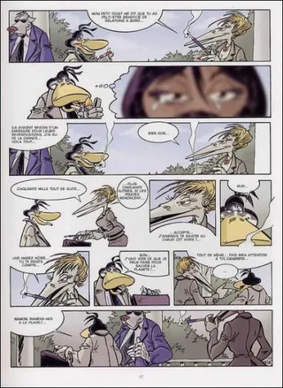 De quel album de Canardo vient cette planche de BD ?