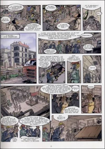 De quel album de Canardo vient cette planche de BD ?