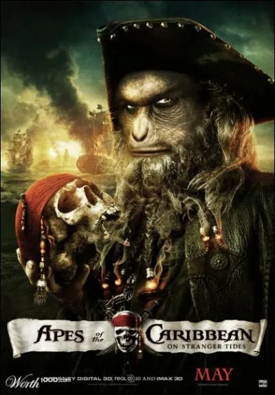 Quel film a t mlang avec Pirates des Carabes sur cette image ?