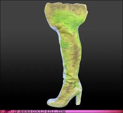 Et voil le comble de la jolie botte de cuir, car il s'agit de la botte ... ?