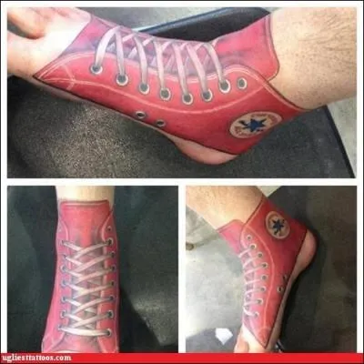 C'est une solution conomique mais pas forcment confortable. La chaussure lace rouge est ici ?