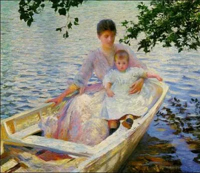 Mother and Child in a Boat, 1892