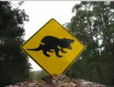 Diable, mais d'o peut bien venir ce panneau routier ?