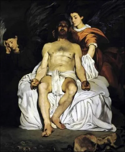 Le Christ mort et les anges