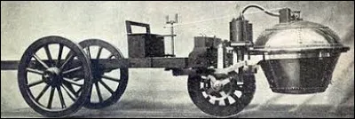 Quel ingénieur a réalisé en 1770 le premier véhicule automobile mû par une machine à vapeur ?