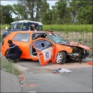 Que met en cause le pilote de la voiture qui a caus le grave accident lors d'un rallye dans le Var le week-end dernier ?