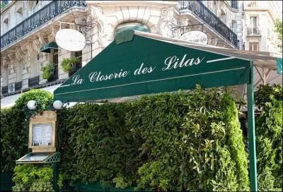Dans quel quartier parisien le caf  La closerie des lilas  a-t-il t le rendez-vous de nombreux artistes et crivains ?