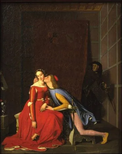 Pour peindre Paolo et Francesca en 1819, ce peintre s'est inspir d'une oeuvre de Dante. Un mari jaloux s'apprte  tuer le couple d'amoureux. Qui est ce peintre ?