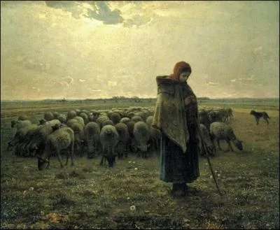 Bergre avec son troupeau, 1863