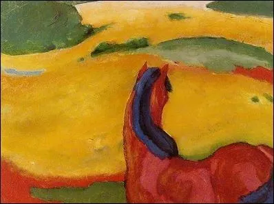 Cheval dans un paysage, 1910