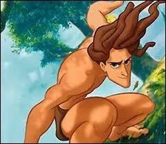 Quel est le nom de cet homme-singe se balanant de liane en liane ?