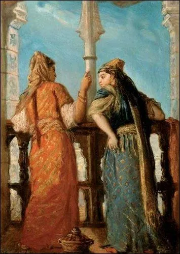 Juives d'Alger au balcon, 1849