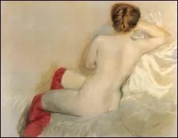 Nudo con le cale rosse (Nu aux bas rouges)