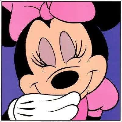 Minnie petite souris, tu peux sortir, tu ne crains rien !