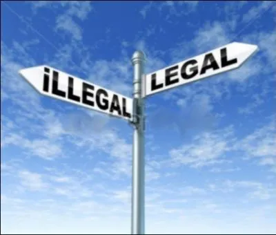 Une petite question de vocabulaire pour vrifier que tu as tout compris ! Ce qui est __________, c'est ce qui est autoris par la loi. Par contre, ce qui est __________, c'est ce qui ne l'est pas !