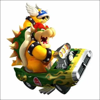 Quel objet Bowser s'apprte-t-il  lancer ?