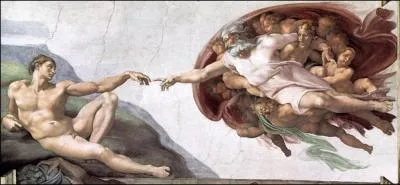 Art : Qui est l'auteur de la fresque  La cration d'Adam  qu'il est possible d'admirer  la chapelle Sixtine ?