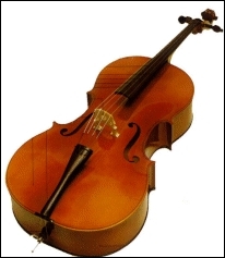 Cet instrument accordé une octave en dessous de l'alto s'appelle un(e) :