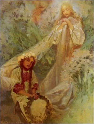 Qui a peint  La madone des lilas  ?