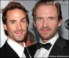 Voici les frres Fiennes ! Tous deux sont donc anglais et tous deux, Joseph et Ralph, sont donc... ?