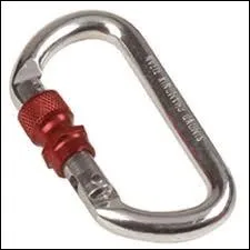 Combien est la rsistance de coupure d'un mousqueton symtrique sur le petit axe (en kg ) ?