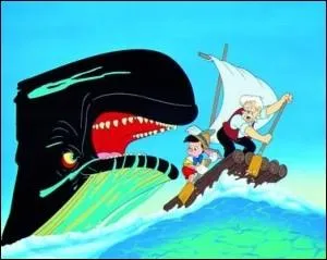 Quel est le nom de la baleine dans 'Pinocchio' ?