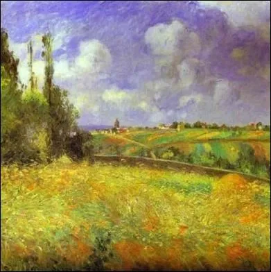   Champs de seigle, cte des Mathurins   :