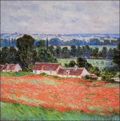   Champs de coquelicots  Giverny   :