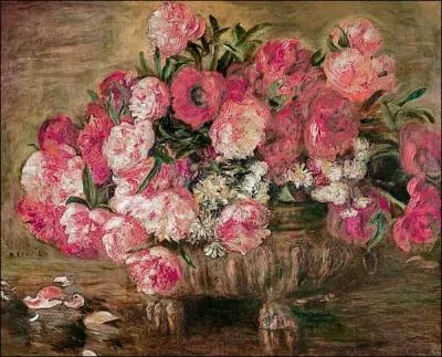 Nature morte avec pivoines