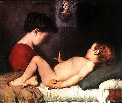 Le rveil de l'enfant, 1863