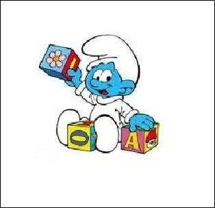 Il est le plus jeune de tous les schtroumpfs...