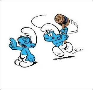 Il fait la morale  tout le monde, c'est pourquoi il ramasse toujours des coups de maillet...