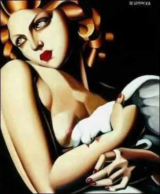 Tamara de Lempicka, au style bien significatif, a peint cette oeuvre, intitule  ... ... . . avec colombe  ?
