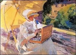 Maria , peinture  El Pardo